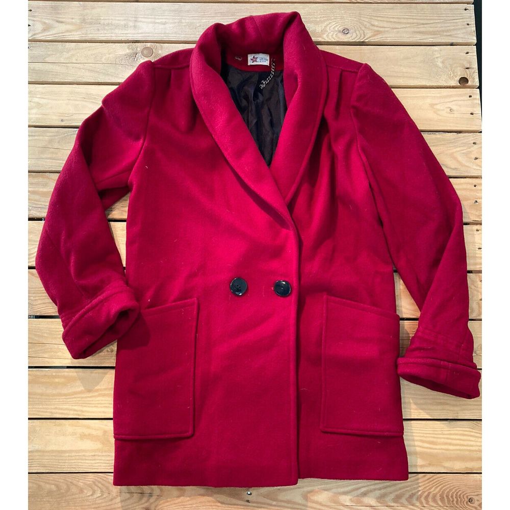 Vintage WORUMBO Forstmann Women's Wool Peacoat L